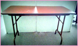 Five Compact Folding Table - 48" x 24" $70 each X 5 = $350 or / $325 for SET